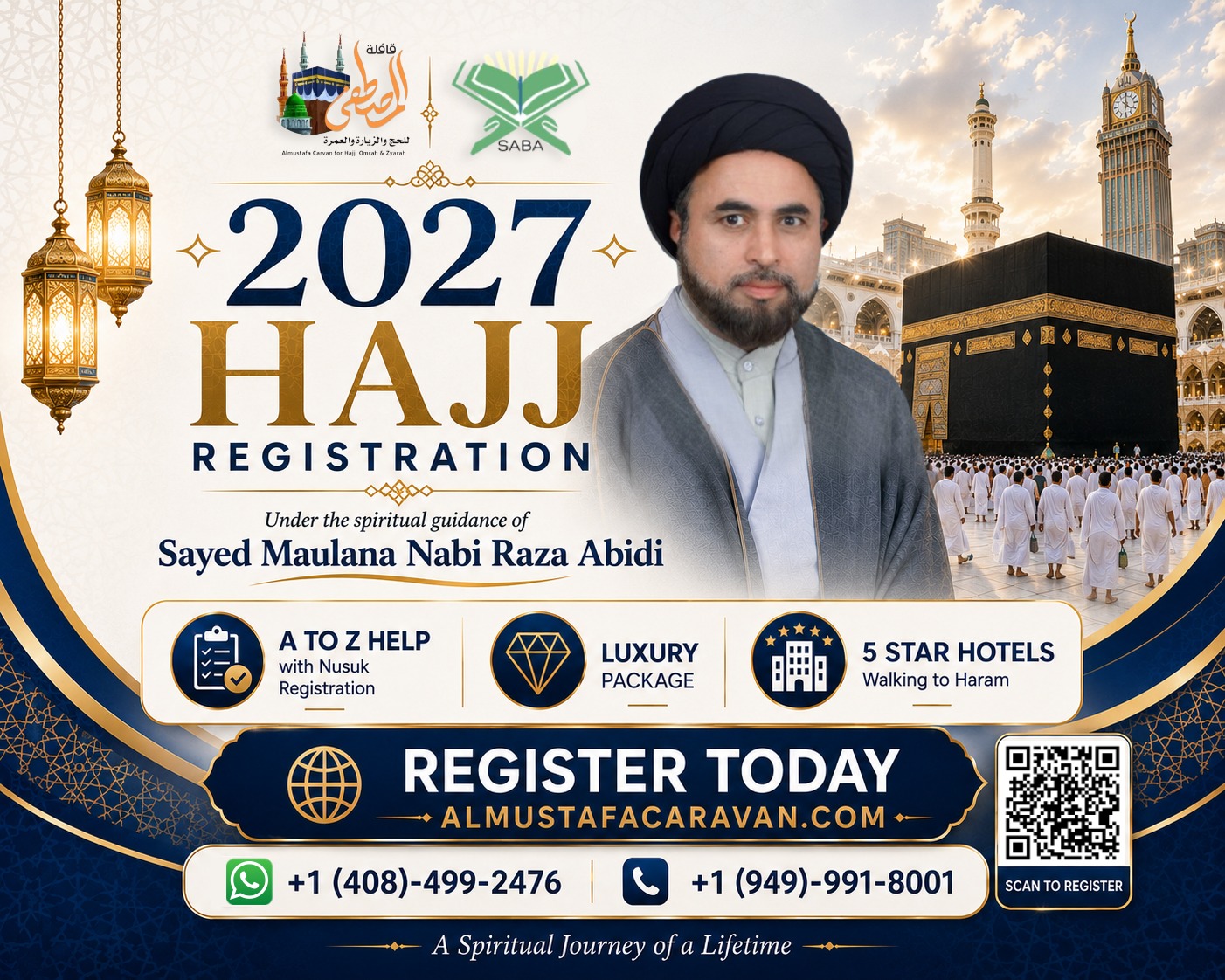 Hajj 2027 — Hajj Umrah Ziarat packages for pilgrims from USA, Canada and Europe